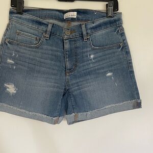 LOFT Women's Boyfriend Denim Shorts